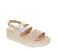 Valleverde SANDALO CON ZEPPA DONNA - PLATINO