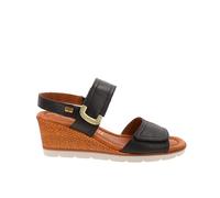 Valleverde Sandalo Donna 16250 in Pelle Nero Una Calzatura Adatta per Tutte Le Occasioni. Primavera-Estate 2022 EU 36