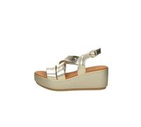 Valleverde Sandalo Donna 24400 in Pelle Platino Una Calzatura Adatta per Tutte Le Occasioni. Primavera-Estate 2022 EU 38