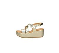 Valleverde Sandalo Donna 24400 in Pelle Platino Una Calzatura Adatta per Tutte Le Occasioni. Primavera-Estate 2022 EU 40