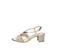 Valleverde Sandalo Donna 28216 in Pelle Platino Una Calzatura Adatta per Tutte Le Occasioni. Primavera-Estate 2022 EU 40