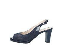 Valleverde Sandalo Donna 28341 in Nabuk Blu Una Calzatura Adatta per Tutte Le Occasioni. Primavera-Estate 2022 EU 37