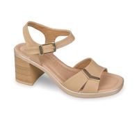 Valleverde Sandalo Donna 32450 in Pelle Ecru modello casual. Una calzatura comoda adatta per tutte le Occasioni. Primavera Estate. EU 37