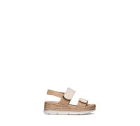 VALLEVERDE Sandalo donna beige/oro in pelle 38