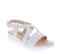 Valleverde SANDALO DONNA GHIACCIO 55560 Sandali Aperti Estivi Donna FONDO ZEPPA PLATFORM ALTEZZA 5 CM (Ghiaccio, Sistema Taglie Calzature EU, Adulto, Donna, Numero, Media, 36)