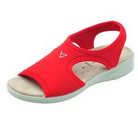 VALLEVERDE Sandalo Donna in Elastan CODICE 25322 - Rosso, 39