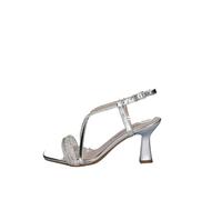 Valleverde Sandalo elegante Donna 28464 in Pelle Silver modello casual. Una calzatura comoda adatta per tutte le Occasioni. Primavera Estate. EU 37