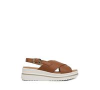 Valleverde sandalo moda comoda casual marrone CUOIO