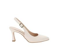 VALLEVERDE SCARPE DECOLTE SANDALI DONNA 19101 PELLE CREMA ORIGINALE PE 2024