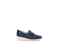 Valleverde SCARPE MOCASSINO CASUAL DONNA VS10333 PELLE BLU ORIGINALE PE 2024 Taglia 39 Colore Blu
