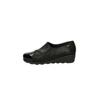 Valleverde Scarpe Slip ON Zeppa Casual Donna VS10304 Pelle Nero Original AI 2024 Taglia 40 Colore Nero