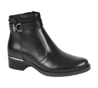 VALLEVERDE SCARPE STIVALETTI IN PELLE DONNA INVERNO 47533 N TRONCHETTI CON ZIP