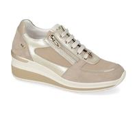 Valleverde Sneakers Donna VVCA154W in Pelle Sand Scarpe Casual Comode, Leggere e Flessibili, Ideali per Primavera Estate. EU 38