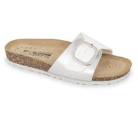 VALLEVERDE SOFT VG233TS CIABATTE SCARPE DA INFILARE DONNA FIBBIA PELLE ARGENTO