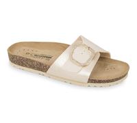 VALLEVERDE SOFT VG233TS CIABATTE SCARPE DA INFILARE DONNA FIBBIA PELLE PLATINO