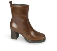 Valleverde Stivaletti Donna V46203 in Pelle Marrone Modello Casual. Una Calzatura Comoda Adatta per Tutte Le Occasioni. Autunno Inverno. EU 36