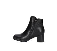 Valleverde Stivaletti Donna V49101 in Pelle Nero modello casual. Una calzatura comoda adatta per tutte le Occasioni. Autunno Inverno. EU 39
