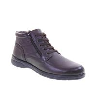 Valleverde Stivaletti Uomo 36824 in Pelle Marrone Modello Casual. Una Calzatura Comoda Adatta per Tutte Le Occasioni. Autunno Inverno. EU 43