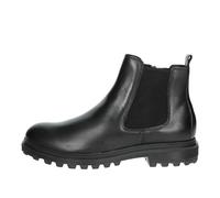 Valleverde Stivaletti Uomo 49910 in Pelle Nero Modello Casual. Una Calzatura Comoda Adatta per Tutte Le Occasioni. Autunno-Inverno 2022. EU 45