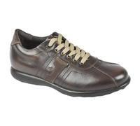 Valleverde Stringata Uomo 49801 in Pelle Marrone Modello Casual. Una Calzatura Comoda Adatta per Tutte Le Occasioni. Autunno Inverno. EU 42