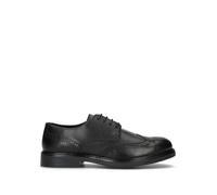 VALLEVERDE Stringata uomo nera in pelle 41