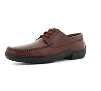 Valleverde Stringato Uomo Pelle 11853 Moro Una Calzatura Comoda Adatta per Tutte Le Occasioni. Primavera Estate 2020. EU 44