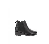 Valleverde Tronchetto Donna VS10410 in Pelle Nero Modello Casual. Una Calzatura Comoda Adatta per Tutte Le Occasioni. Autunno-Inverno 2022. EU 37