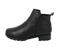 Valleverde Tronchetto Donna VS10550 in Pelle Nero Modello Casual. Una Calzatura Comoda Adatta per Tutte Le Occasioni. Autunno-Inverno 2022. EU 35