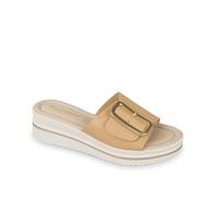 Valleverde V32103 Ciabatta Donna con Fascia Regolabile Beige (Beige, Sistema Taglie Calzature EU, Adulto, Numero, Media, 39)