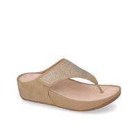 Valleverde V650Z Taupe Infradito con Zeppa per Donna in Ecopelle (Taglia 40)