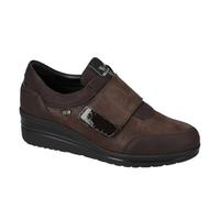 Valleverde VD210F Scarpe Comfort con Chiusura a Strappo, Casual, Marrone e Nero, Suola Ergonomica Antiscivolo, Soletta estraibile (Brown, Sistema Taglie Calzature EU, Adulto, Donna, Numero, Media, 40)