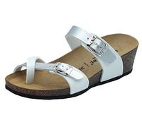 Valleverde VG1395P Bianco Infradito con zeppa per Donna ecopelle (Taglia 37)
