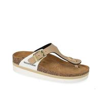 Valleverde VG4830 Sandali Ciabatte Infradito Zeppa bio Memory Donna Pelle 37/Beige