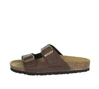 Valleverde VG9900 Sandali bio Scarpe Ciabatte Uomo in Pelle Marrone/46