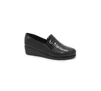 VALLEVERDE VS10301E black scarpe donna comfort zeppetta elastici