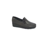 VALLEVERDE VS10301E moro marrone scarpe donna comfort zeppetta elastici pelle