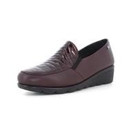 Valleverde VS10301E Nappa Bordo Mocassini con Zeppa per Donna in Pelle Cocco (Taglia 39)