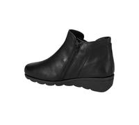 Valleverde VS10311 Stivaletto in Morbida Pelle Nera Con Cerniera e Fondo In Gomma Flessibile 4 Cm. Ideale per Uso Giornaliero (numeric_38)