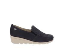 Valleverde VS10332A Mocassino Sneakers Donna Zeppa Pelle Blu 37/Blu