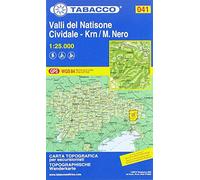 Valli del Natisone. Cividale del Friuli. Monte Nero 1:25.000: Cividale - Krn/M. Nero: 041