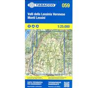 Valli della Lessinia Veronese - Monti Lessini. Carta topografica in scala 1:25.000. Ediz. multilingue: 059