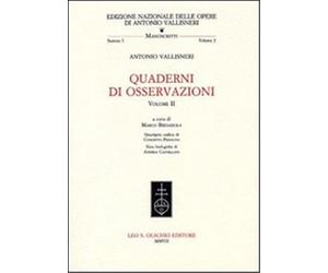 Vallisneri,Antonio. - Quaderni di osservazioni. Volume II.