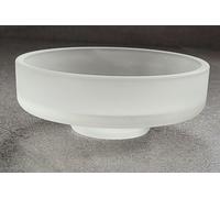Vallona Portasapone In Vetro 120Mm Ø Larghezza Massiccio 50Mm Ø Base OBI