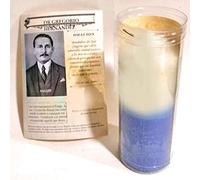 Valmoni Sport Candele della salute Doctor José Gregorio Hernández con preghiera e Medaglietta Candela Corpo e Alma