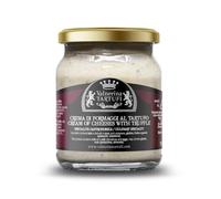 Valnerina Tartufi Crema di Formaggio e Tartufi Vasetto 50 gr. | Salsa per Antipasti, Pasta, Risotti, Carne, Pesce, Bruschette a base di Formaggi e Tartufo Bianchetto