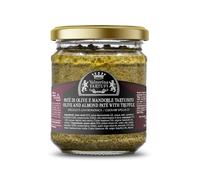 Valnerina Tartufi Patè di Olive e Mandorle Tartufato Vasetto 180 gr.