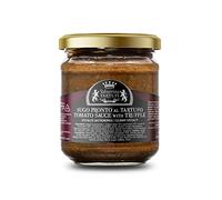 Valnerina Tartufi Sugo Pronto con Tartufo Nero Estivo | Sugo Pronto Condimento per Pasta | Specialità Gastronomica | Vasetto 180 gr.