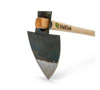 Valoak Zappa a Punta da Giardinaggio | Manico in Legno di Faggio da 110 cm | Lama in Acciaio da 20x18 cm | Made in Italy