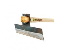 Valoak Zappa Tipo Raspafango da Giardinaggio | Manico in Legno di Faggio da 110 cm | Lama in Acciaio da 8x30 cm | Made in Italy