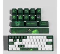 Valorant Viper 14 cappucci di tasti Profilo OEM Ergonomico, Materiale PBT OEM Profile Dye Sublimazione Layout, Compatibile con la maggior parte delle tastiere meccaniche (10)